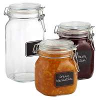 Glass Canister Snack Sugar Treat Tea Storage Jar